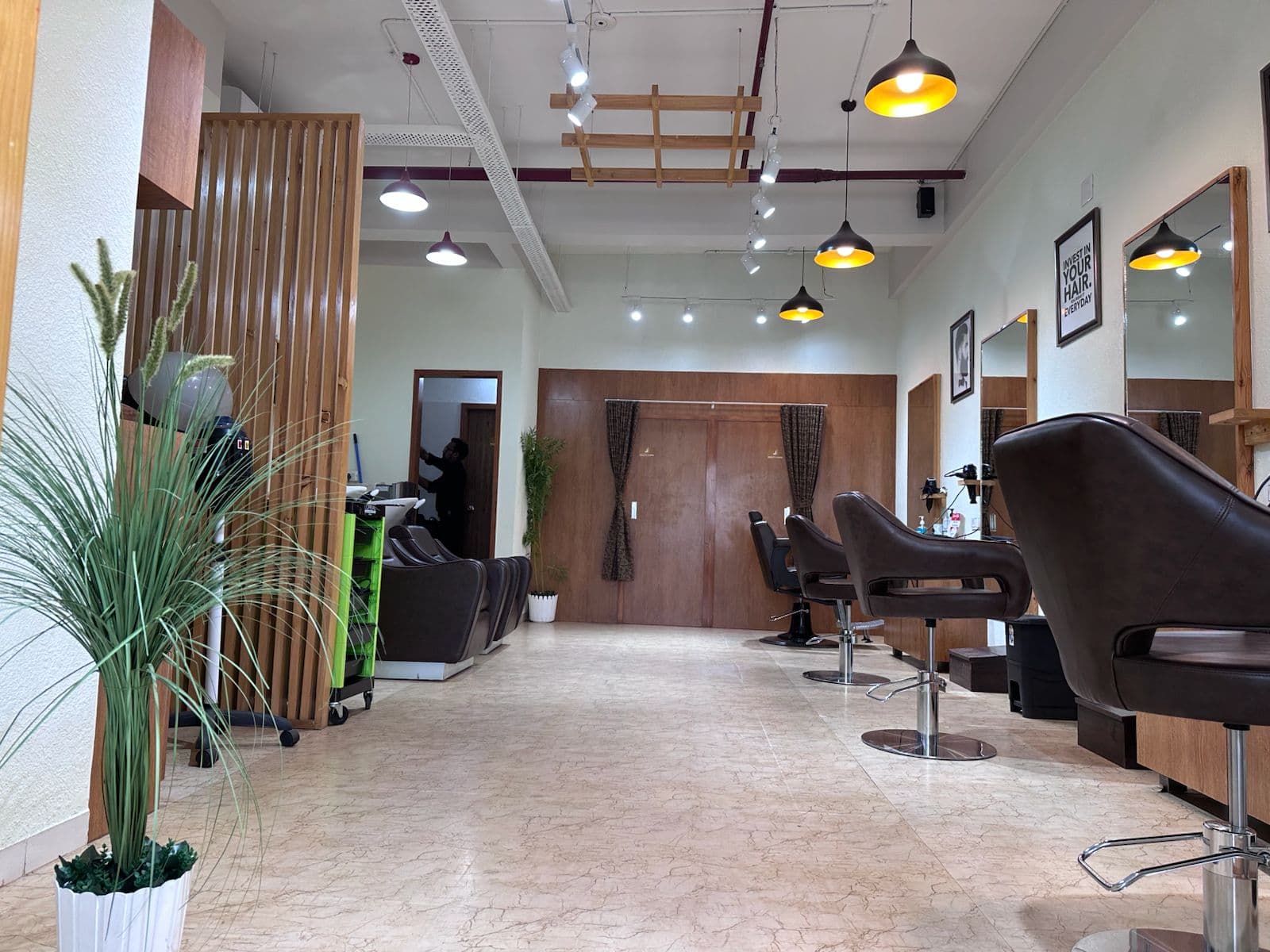 Modern luxury salon interior