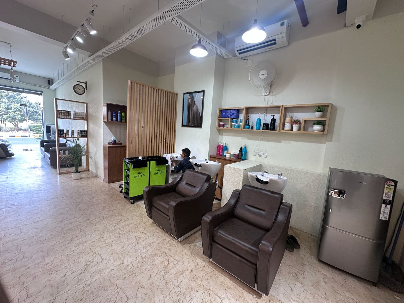 Elegant salon interior